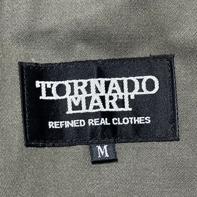 【中古品】【メンズ】 TORNADO MART トルネード マート COTTON TAILORED JACKET コットン テーラード ジャケット アウター 140-260807-sa-15-tei サイズ：M カラー：カーキ 万代Net店