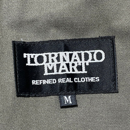 【中古品】【メンズ】 TORNADO MART トルネード マート COTTON TAILORED JACKET コットン テーラード ジャケット アウター 140-260807-sa-15-tei サイズ：M カラー：カーキ 万代Net店