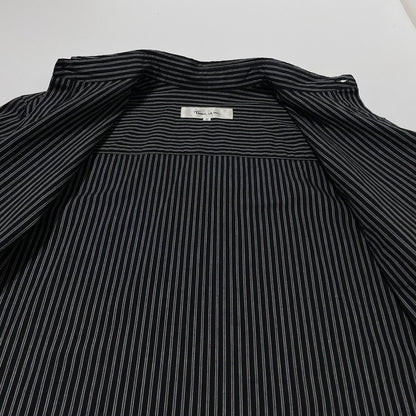 【中古品】【メンズ】 TIME IS ON タイムイズオン DOUBLE STRIPE REGULAR SHIRT T230-S023 ダブルストライプ レギュラー シャツ 長袖 トップス 147-260806-yo-17-tei カラー：ブラック 万代Net店