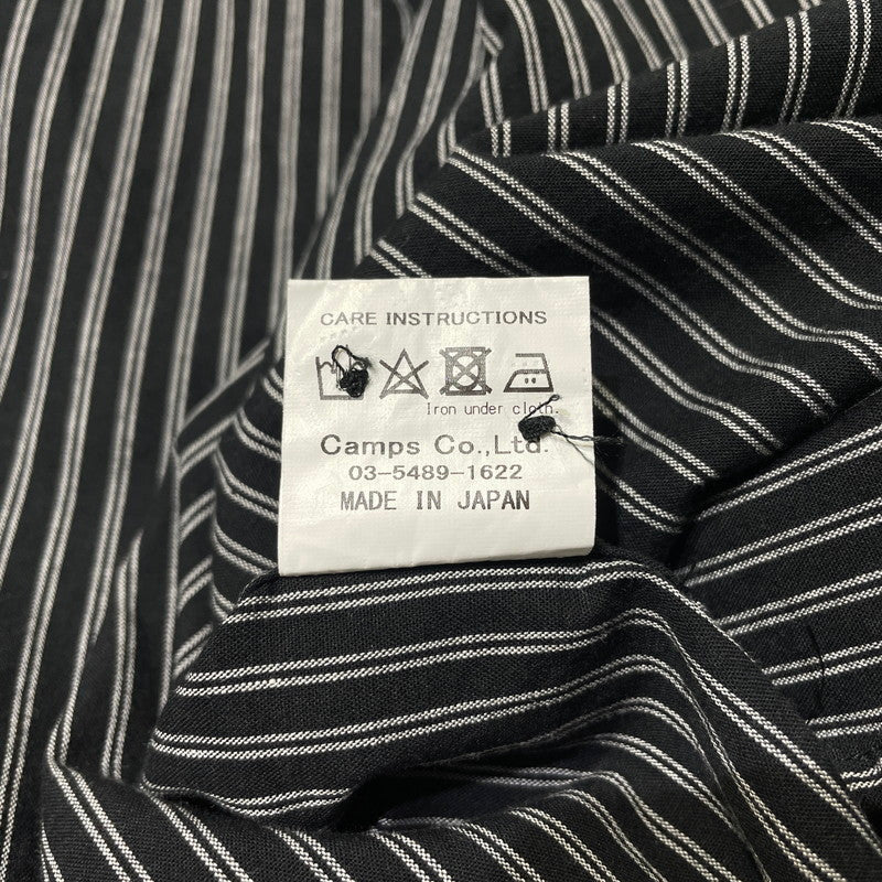 【中古品】【メンズ】 TIME IS ON タイムイズオン DOUBLE STRIPE REGULAR SHIRT T230-S023 ダブルストライプ レギュラー シャツ 長袖 トップス 147-260806-yo-17-tei カラー：ブラック 万代Net店