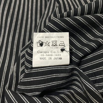【中古品】【メンズ】 TIME IS ON タイムイズオン DOUBLE STRIPE REGULAR SHIRT T230-S023 ダブルストライプ レギュラー シャツ 長袖 トップス 147-260806-yo-17-tei カラー：ブラック 万代Net店