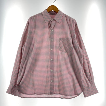 【中古品】【メンズ】 TIME IS ON タイムイズオン L/S CHECK SHIRT T230-S026 ロングスリーブ チェック シャツ 長袖 トップス 147-260806-yo-15-tei カラー：レッド 万代Net店