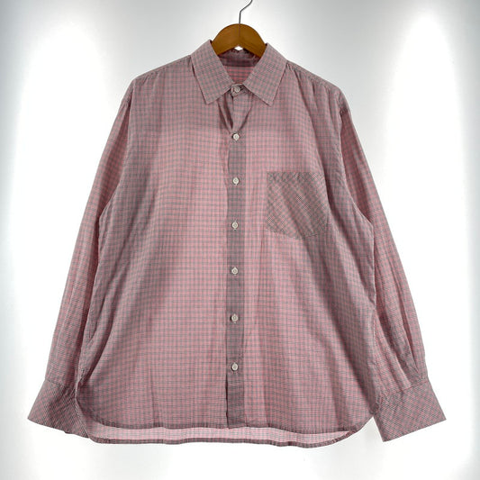 【中古品】【メンズ】 TIME IS ON タイムイズオン L/S CHECK SHIRT T230-S026 ロングスリーブ チェック シャツ 長袖 トップス 147-260806-yo-15-tei カラー：レッド 万代Net店