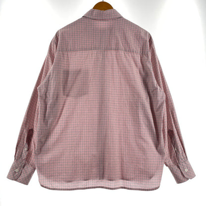 【中古品】【メンズ】 TIME IS ON タイムイズオン L/S CHECK SHIRT T230-S026 ロングスリーブ チェック シャツ 長袖 トップス 147-260806-yo-15-tei カラー：レッド 万代Net店