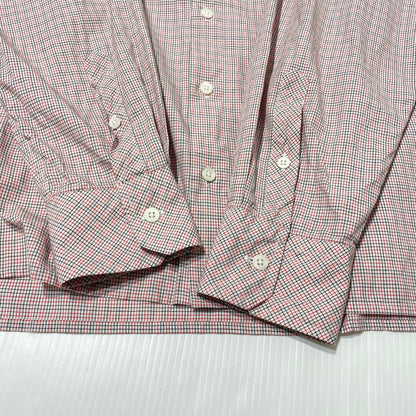 【中古品】【メンズ】 TIME IS ON タイムイズオン L/S CHECK SHIRT T230-S026 ロングスリーブ チェック シャツ 長袖 トップス 147-260806-yo-15-tei カラー：レッド 万代Net店