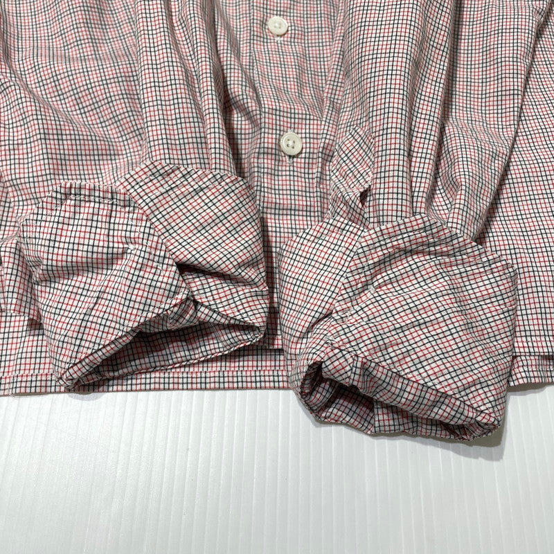 【中古品】【メンズ】 TIME IS ON タイムイズオン L/S CHECK SHIRT T230-S026 ロングスリーブ チェック シャツ 長袖 トップス 147-260806-yo-15-tei カラー：レッド 万代Net店