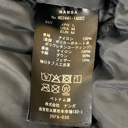 【中古品】【メンズ】 NANGA ナンガ AURORA TEX STAND COLLAR DOWN JACKET ND2441-1A002 オーロラテックス スタンドカラー ダウンジャケット アウター 144-260518-ks-08-tei サイズ：L カラー：ブラック 万代Net店