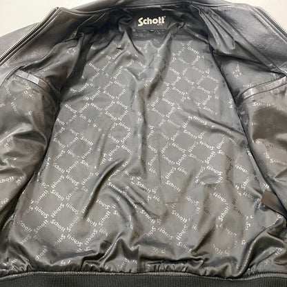 【中古品】【メンズ】 SCHOTT ショット × FREAKS STORE フリークスストア 別注 コラボ LAMB LEATHER RIDER JACKET 782-3250082 ラムレザー ライダース ジャケット アウター 145-260518-ks-10-tei サイズ：L カラー：ブラック 万代Net店