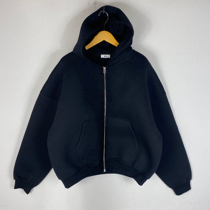 【中古品】【メンズ】 NEIGE ネージュ FOAM ZIP HOODIE フォーム ジップ パーカー トップス 147-260518-ks-13-tei サイズ：XS カラー：ブラック 万代Net店