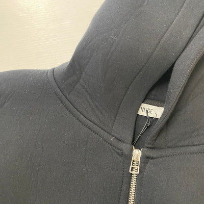 【中古品】【メンズ】 NEIGE ネージュ FOAM ZIP HOODIE フォーム ジップ パーカー トップス 147-260518-ks-13-tei サイズ：XS カラー：ブラック 万代Net店