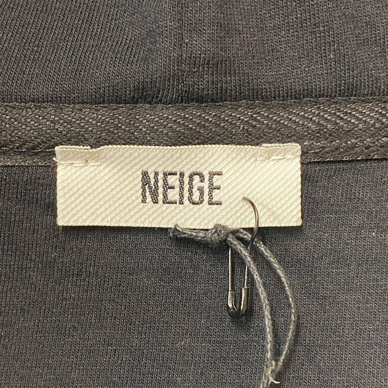 【中古品】【メンズ】 NEIGE ネージュ FOAM ZIP HOODIE フォーム ジップ パーカー トップス 147-260518-ks-13-tei サイズ：XS カラー：ブラック 万代Net店