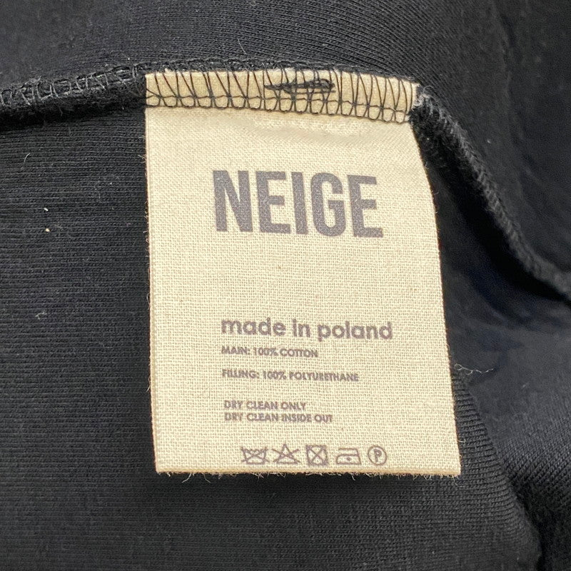 【中古品】【メンズ】 NEIGE ネージュ FOAM ZIP HOODIE フォーム ジップ パーカー トップス 147-260518-ks-13-tei サイズ：XS カラー：ブラック 万代Net店