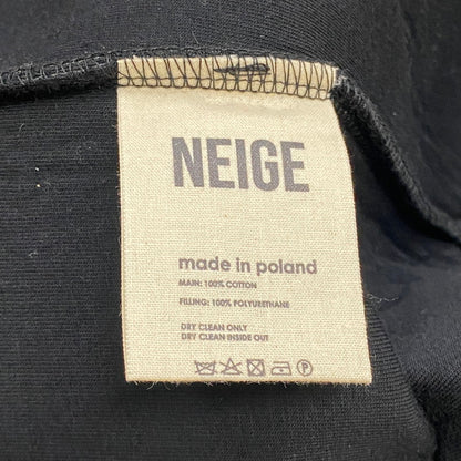 【中古品】【メンズ】 NEIGE ネージュ FOAM ZIP HOODIE フォーム ジップ パーカー トップス 147-260518-ks-13-tei サイズ：XS カラー：ブラック 万代Net店