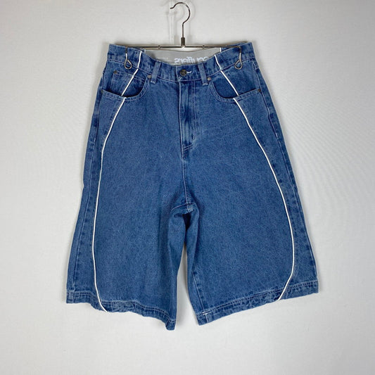 【中古品】【メンズ】 SCUFFERS スカッファー MOWA BLUE JORTS モア ブルー ジョーツ ボトムス ハーフパンツ ショーツ 158-260518-ks-22-tei サイズ：38 カラー：インディゴ 万代Net店