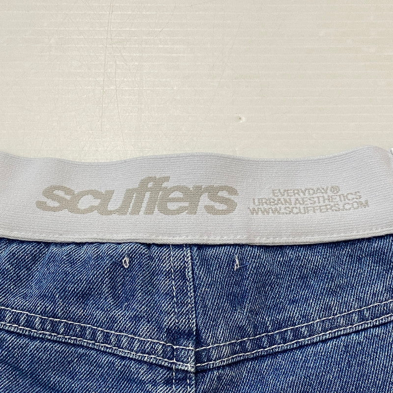 【中古品】【メンズ】 SCUFFERS スカッファー MOWA BLUE JORTS モア ブルー ジョーツ ボトムス ハーフパンツ ショーツ 158-260518-ks-22-tei サイズ：38 カラー：インディゴ 万代Net店