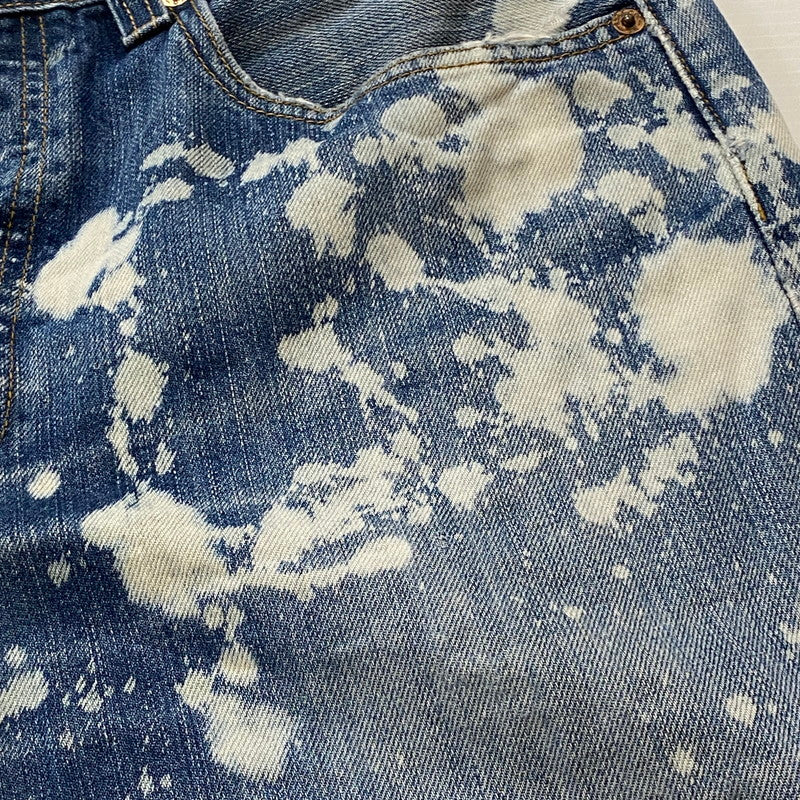 【中古品】【メンズ】 Levi's リーバイス BLEACHED DENIM PANTS ブリーチ デニムパンツ ボトムス ジーンズ Gパン ボタン裏刻印 252 156-260518-ks-24-tei カラー：インディゴ 万代Net店