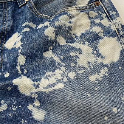 【中古品】【メンズ】 Levi's リーバイス BLEACHED DENIM PANTS ブリーチ デニムパンツ ボトムス ジーンズ Gパン ボタン裏刻印 252 156-260518-ks-24-tei カラー：インディゴ 万代Net店