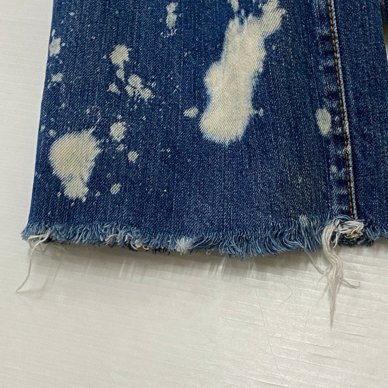 【中古品】【メンズ】 Levi's リーバイス BLEACHED DENIM PANTS ブリーチ デニムパンツ ボトムス ジーンズ Gパン ボタン裏刻印 252 156-260518-ks-24-tei カラー：インディゴ 万代Net店