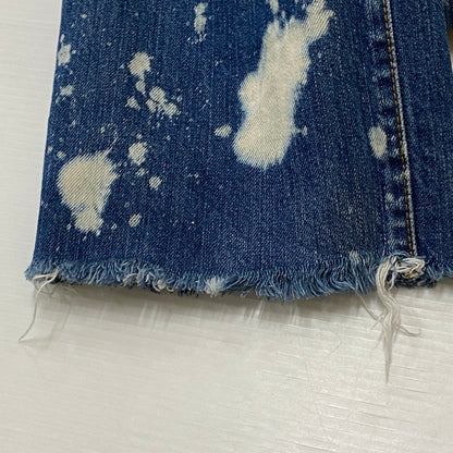 【中古品】【メンズ】 Levi's リーバイス BLEACHED DENIM PANTS ブリーチ デニムパンツ ボトムス ジーンズ Gパン ボタン裏刻印 252 156-260518-ks-24-tei カラー：インディゴ 万代Net店