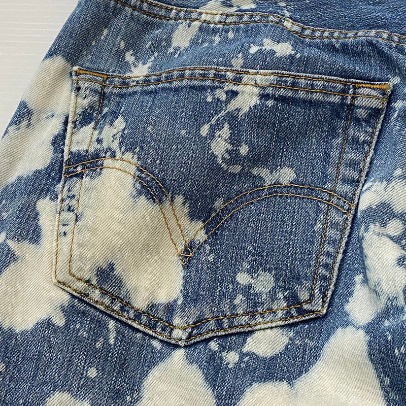 【中古品】【メンズ】 Levi's リーバイス BLEACHED DENIM PANTS ブリーチ デニムパンツ ボトムス ジーンズ Gパン ボタン裏刻印 252 156-260518-ks-24-tei カラー：インディゴ 万代Net店