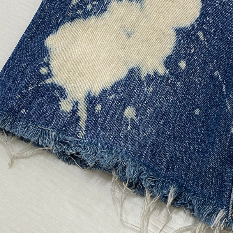 【中古品】【メンズ】 Levi's リーバイス BLEACHED DENIM PANTS ブリーチ デニムパンツ ボトムス ジーンズ Gパン ボタン裏刻印 252 156-260518-ks-24-tei カラー：インディゴ 万代Net店