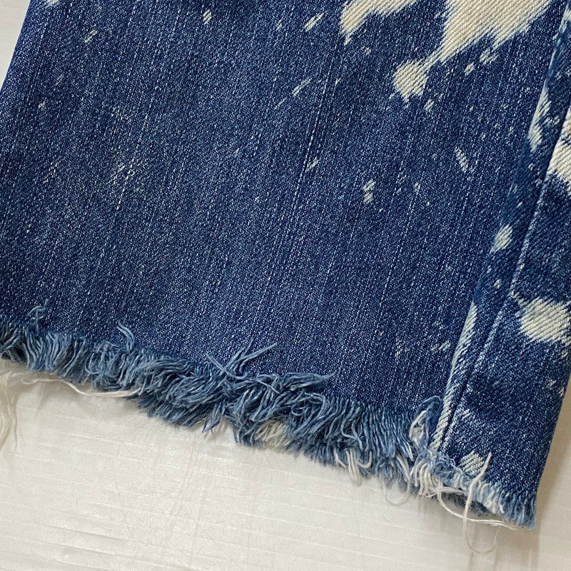 【中古品】【メンズ】 Levi's リーバイス BLEACHED DENIM PANTS ブリーチ デニムパンツ ボトムス ジーンズ Gパン ボタン裏刻印 252 156-260518-ks-24-tei カラー：インディゴ 万代Net店