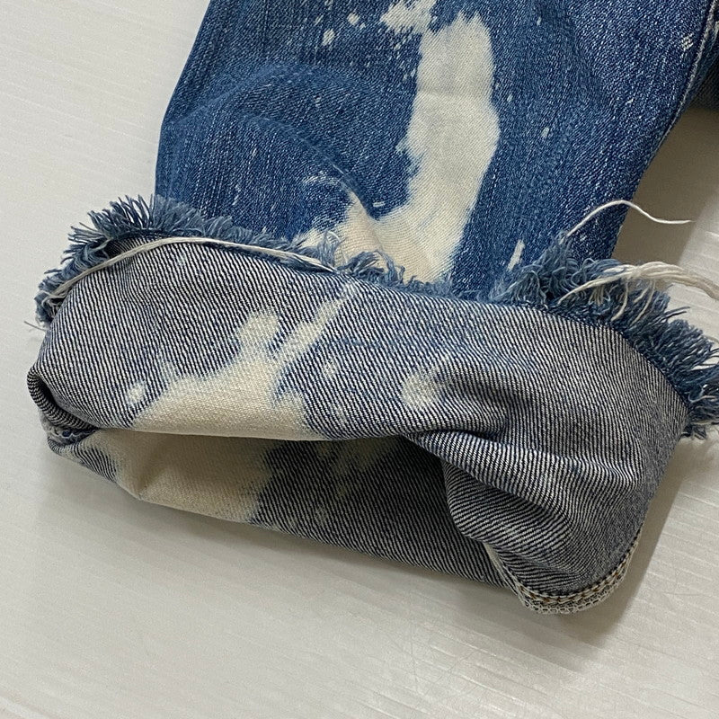 【中古品】【メンズ】 Levi's リーバイス BLEACHED DENIM PANTS ブリーチ デニムパンツ ボトムス ジーンズ Gパン ボタン裏刻印 252 156-260518-ks-24-tei カラー：インディゴ 万代Net店
