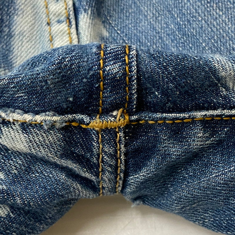 【中古品】【メンズ】 Levi's リーバイス BLEACHED DENIM PANTS ブリーチ デニムパンツ ボトムス ジーンズ Gパン ボタン裏刻印 252 156-260518-ks-24-tei カラー：インディゴ 万代Net店