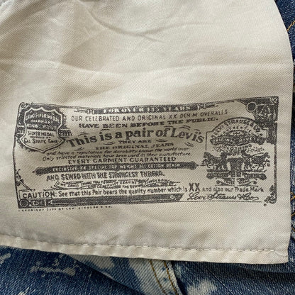 【中古品】【メンズ】 Levi's リーバイス BLEACHED DENIM PANTS ブリーチ デニムパンツ ボトムス ジーンズ Gパン ボタン裏刻印 252 156-260518-ks-24-tei カラー：インディゴ 万代Net店