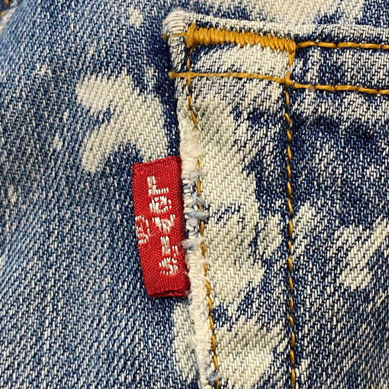 【中古品】【メンズ】 Levi's リーバイス BLEACHED DENIM PANTS ブリーチ デニムパンツ ボトムス ジーンズ Gパン ボタン裏刻印 252 156-260518-ks-24-tei カラー：インディゴ 万代Net店