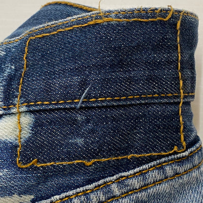 【中古品】【メンズ】 Levi's リーバイス BLEACHED DENIM PANTS ブリーチ デニムパンツ ボトムス ジーンズ Gパン ボタン裏刻印 252 156-260518-ks-24-tei カラー：インディゴ 万代Net店