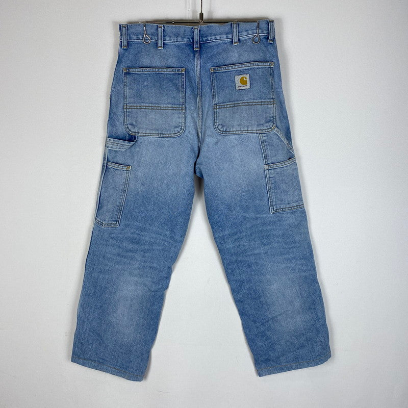 【中古品】【メンズ】 Carhartt WIP カーハート ワークインプログレス DOUBLE KNEE PANT PO05978 ダブルニー パンツ ボトムス デニムパンツ ジーンズ 156-260518-ks-23-tei サイズ：30 カラー：インディゴ 万代Net店