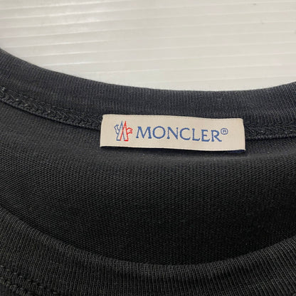 【中古品】【メンズ】 MONCLER モンクレール MAGLIA T-SHIRT G20918D00002 8390T マリア Tシャツ 長袖 トップス 141-260518-ks-01-tei サイズ：M カラー：ブラック 万代Net店