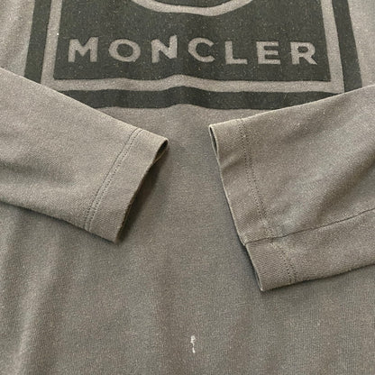 【中古品】【メンズ】 MONCLER モンクレール MAGLIA T-SHIRT G20918D00002 8390T マリア Tシャツ 長袖 トップス 141-260518-ks-01-tei サイズ：M カラー：ブラック 万代Net店