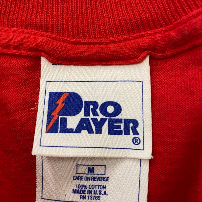 【中古品】【メンズ】 PROLAYER プロプレイヤー 90's DENIS RODMAN TEE 90年代 デニスロッドマン Tシャツ 半袖 トップス 145-260518-ks-04-tei サイズ：M カラー：レッド 万代Net店