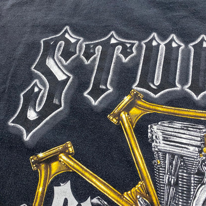 【中古品】【メンズ】 00's Sturgis Choppers Graphic T-Shirt 00年代 スタージス・チョッパーズ グラフィック Tシャツ 半袖 トップス 145-260518-ks-03-tei サイズ：4XL カラー：ブラック 万代Net店
