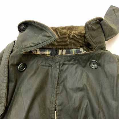 【現状渡し品】【メンズ】 Barbour バブアー 90'S TRENCH COAT 90年代 トレンチ コート アウター ロングコート 141-260524-ko-15-tei サイズ：C40/102cm カラー：カーキ 万代Net店