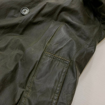 【現状渡し品】【メンズ】 Barbour バブアー 90'S TRENCH COAT 90年代 トレンチ コート アウター ロングコート 141-260524-ko-15-tei サイズ：C40/102cm カラー：カーキ 万代Net店