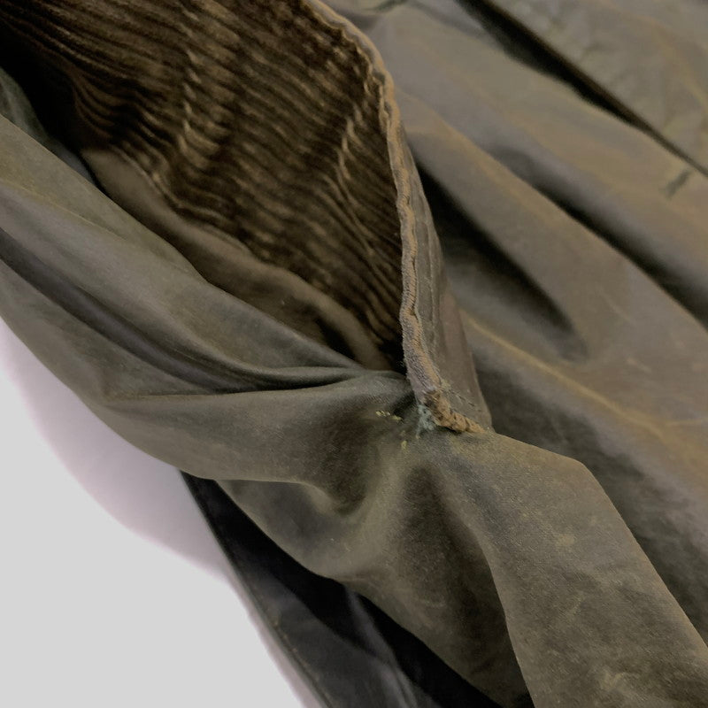 【現状渡し品】【メンズ】 Barbour バブアー 90'S TRENCH COAT 90年代 トレンチ コート アウター ロングコート 141-260524-ko-15-tei サイズ：C40/102cm カラー：カーキ 万代Net店