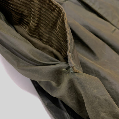 【現状渡し品】【メンズ】 Barbour バブアー 90'S TRENCH COAT 90年代 トレンチ コート アウター ロングコート 141-260524-ko-15-tei サイズ：C40/102cm カラー：カーキ 万代Net店