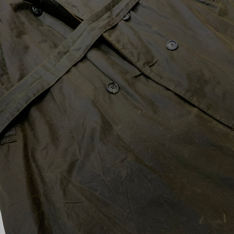 【現状渡し品】【メンズ】 Barbour バブアー 90'S TRENCH COAT 90年代 トレンチ コート アウター ロングコート 141-260524-ko-15-tei サイズ：C40/102cm カラー：カーキ 万代Net店