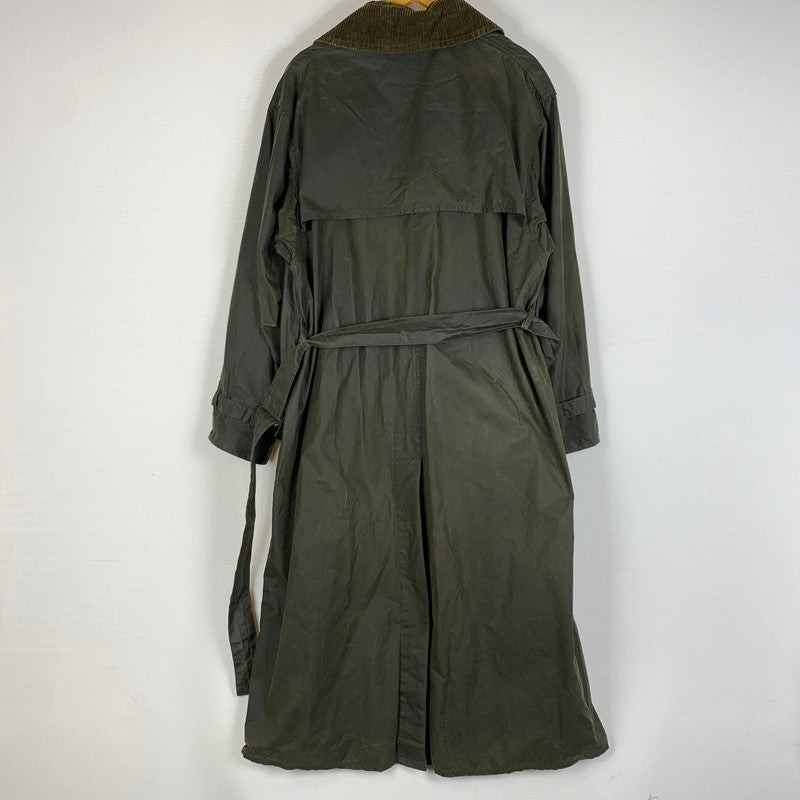 【現状渡し品】【メンズ】 Barbour バブアー 90'S TRENCH COAT 90年代 トレンチ コート アウター ロングコート 141-260524-ko-15-tei サイズ：C40/102cm カラー：カーキ 万代Net店