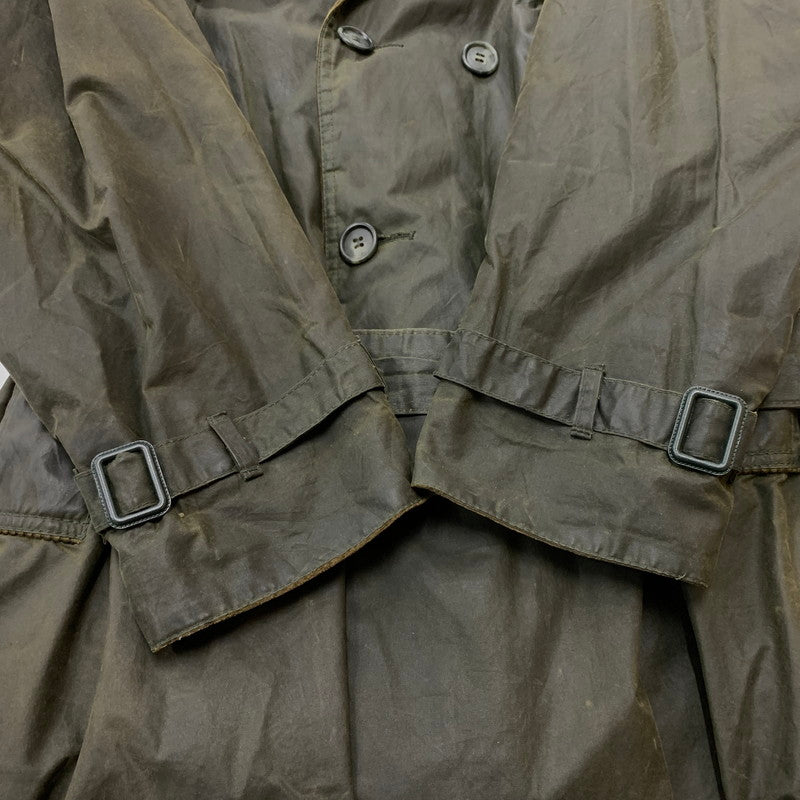 【現状渡し品】【メンズ】 Barbour バブアー 90'S TRENCH COAT 90年代 トレンチ コート アウター ロングコート 141-260524-ko-15-tei サイズ：C40/102cm カラー：カーキ 万代Net店