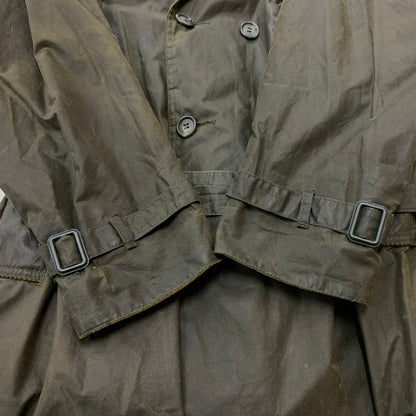 【現状渡し品】【メンズ】 Barbour バブアー 90'S TRENCH COAT 90年代 トレンチ コート アウター ロングコート 141-260524-ko-15-tei サイズ：C40/102cm カラー：カーキ 万代Net店