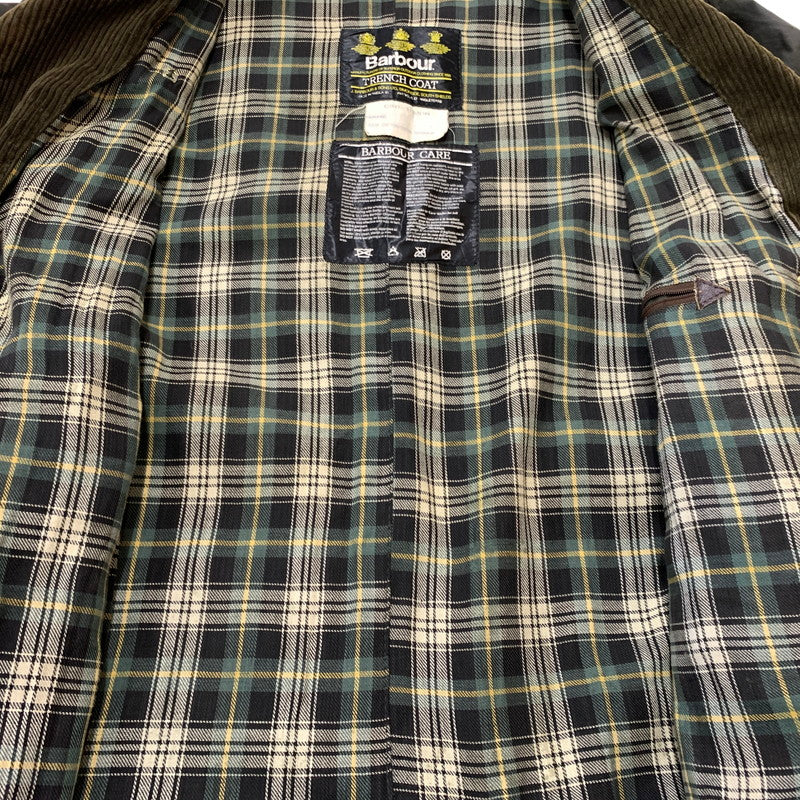【現状渡し品】【メンズ】 Barbour バブアー 90'S TRENCH COAT 90年代 トレンチ コート アウター ロングコート 141-260524-ko-15-tei サイズ：C40/102cm カラー：カーキ 万代Net店