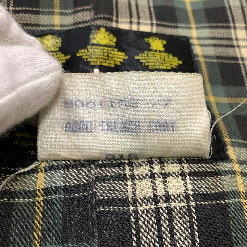 【現状渡し品】【メンズ】 Barbour バブアー 90'S TRENCH COAT 90年代 トレンチ コート アウター ロングコート 141-260524-ko-15-tei サイズ：C40/102cm カラー：カーキ 万代Net店
