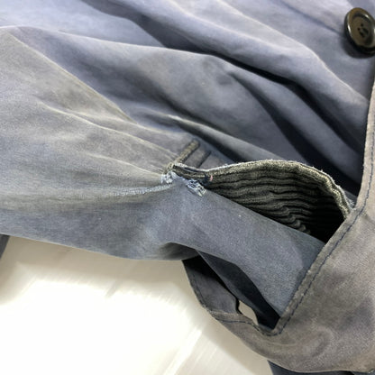 【ジャンク品】【メンズ】 Barbour バブアー TRENCH COAT A605 トレンチコート アウター ロングコート 141-260524-ko-16-tei サイズ：C44/112cm カラー：ネイビー 万代Net店