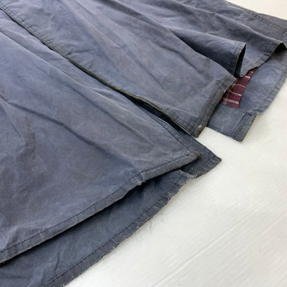 【ジャンク品】【メンズ】 Barbour バブアー TRENCH COAT A605 トレンチコート アウター ロングコート 141-260524-ko-16-tei サイズ：C44/112cm カラー：ネイビー 万代Net店