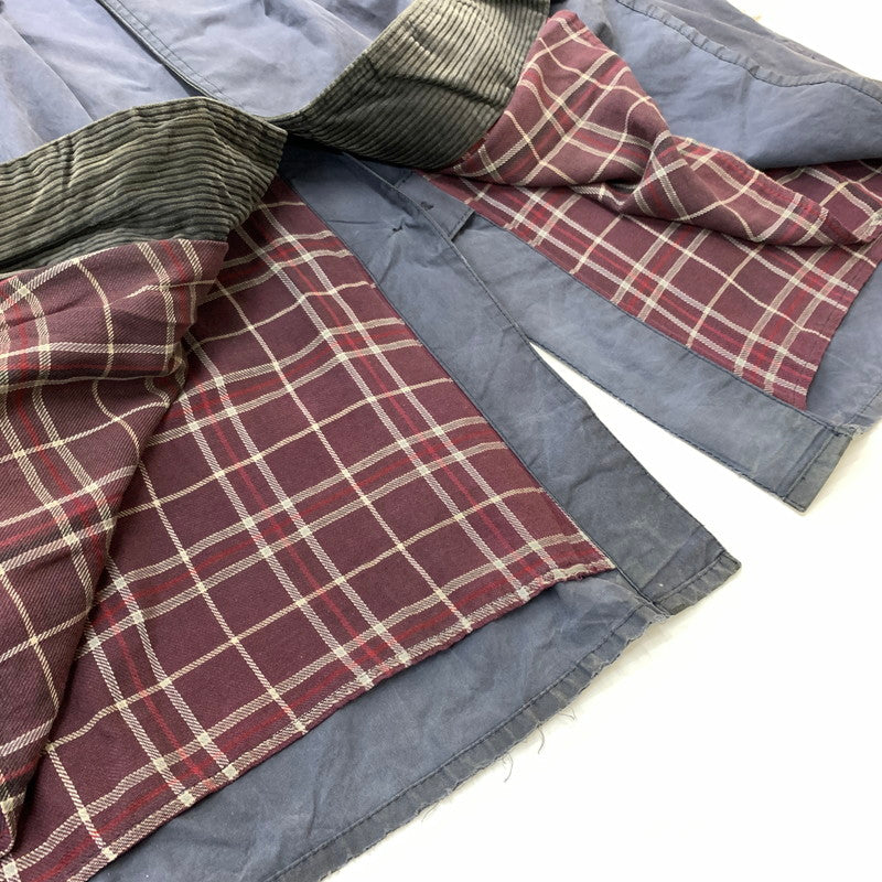 【ジャンク品】【メンズ】 Barbour バブアー TRENCH COAT A605 トレンチコート アウター ロングコート 141-260524-ko-16-tei サイズ：C44/112cm カラー：ネイビー 万代Net店