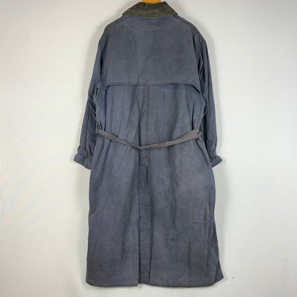 【ジャンク品】【メンズ】 Barbour バブアー TRENCH COAT A605 トレンチコート アウター ロングコート 141-260524-ko-16-tei サイズ：C44/112cm カラー：ネイビー 万代Net店